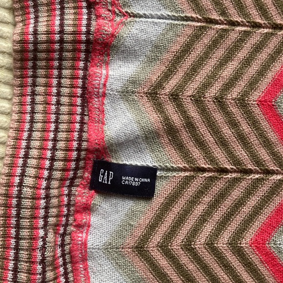 GAP long colourful scarf - Picture 4 of 6